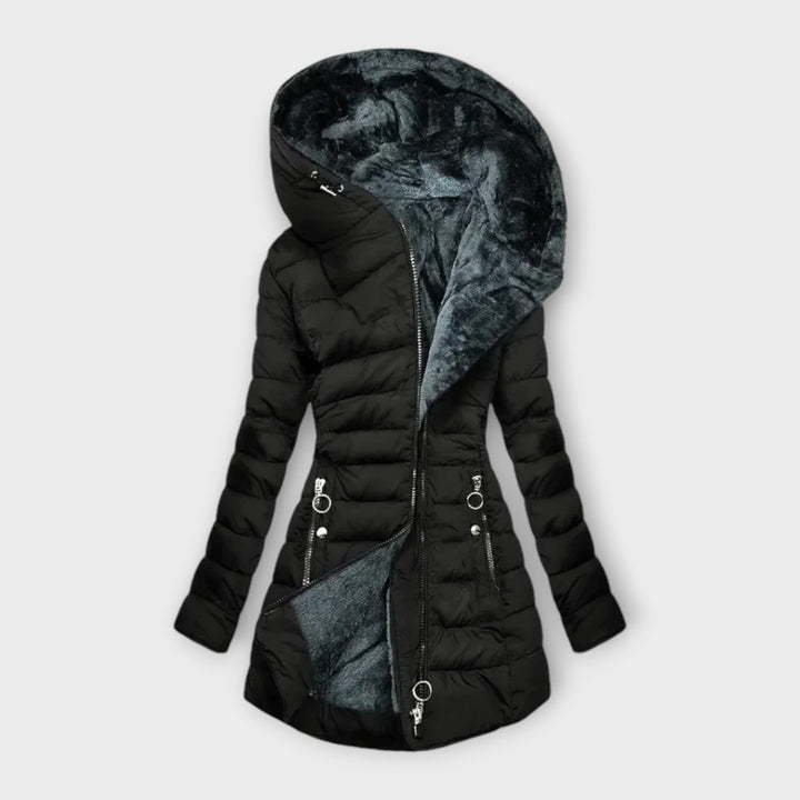 Kori – Hyggelig Faux Fur-Beklædt Frakke