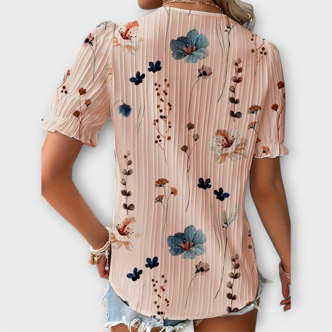 Emily - Trendy V-hals T-shirt