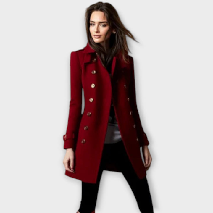 Linda – Dobbeltbrystet Trenchcoat