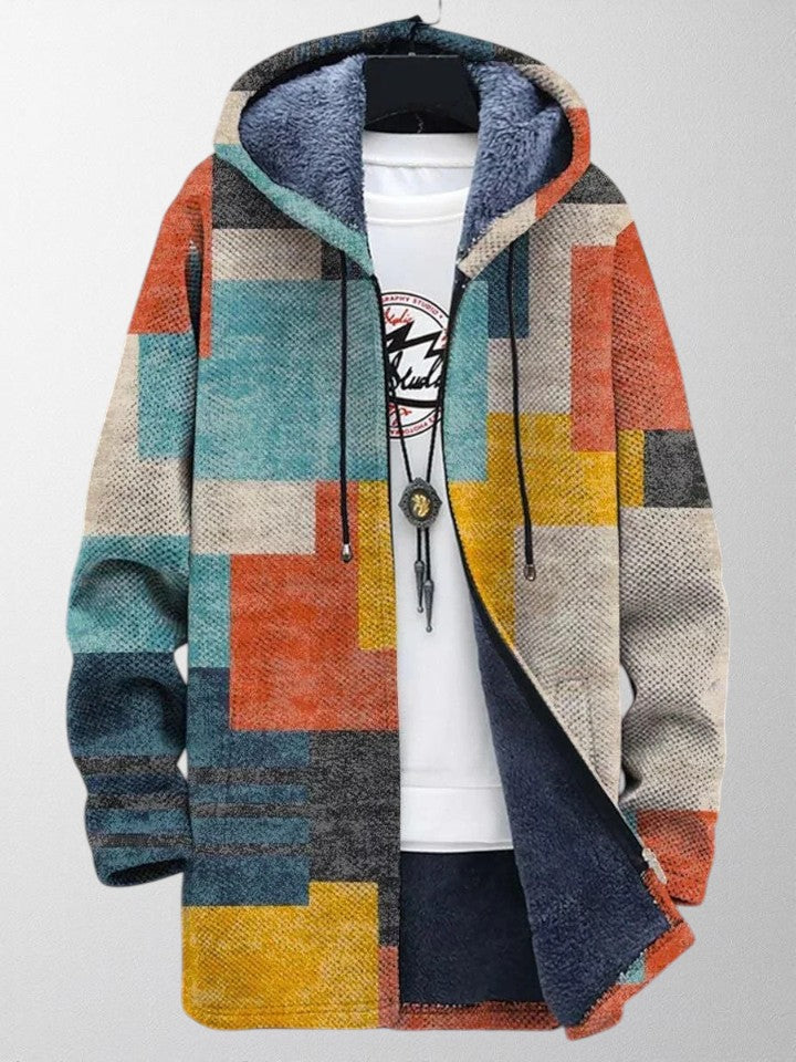 Olivia – Kunstnerisk Udsagn Cardigan med Unikt Print