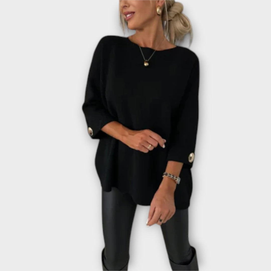 Isabella - Elegant Strikket Trøje