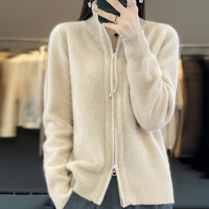 Lisa | Cashmere Lynlås Vest