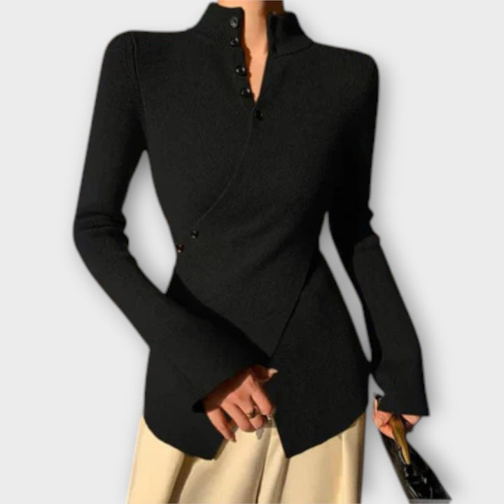Michiko – Elegant Bomuldsstriktrøje