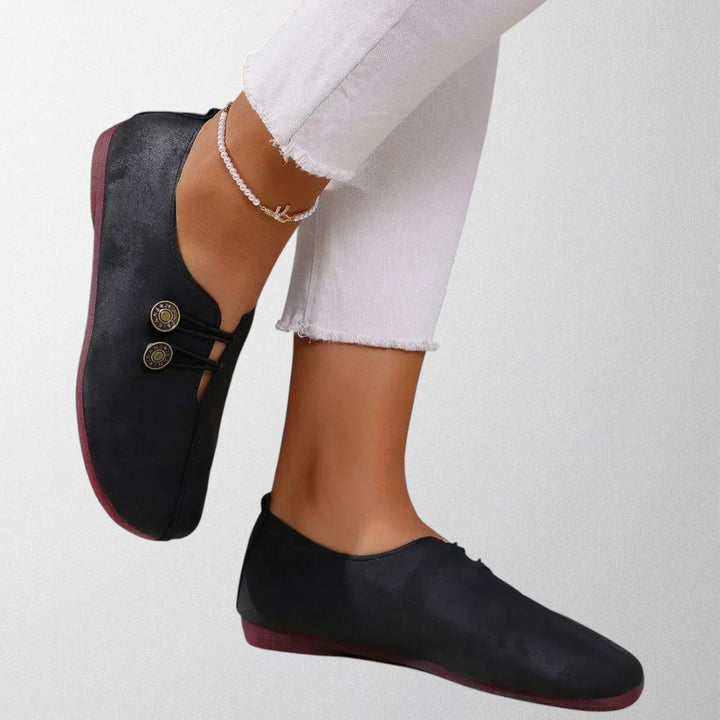 Olivia - Bløde Suede Orthopædiske Loafers til Kvinder