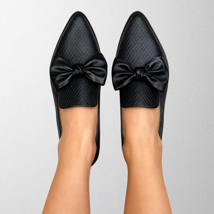 Olivia – Loafers med Sløjfedetalje