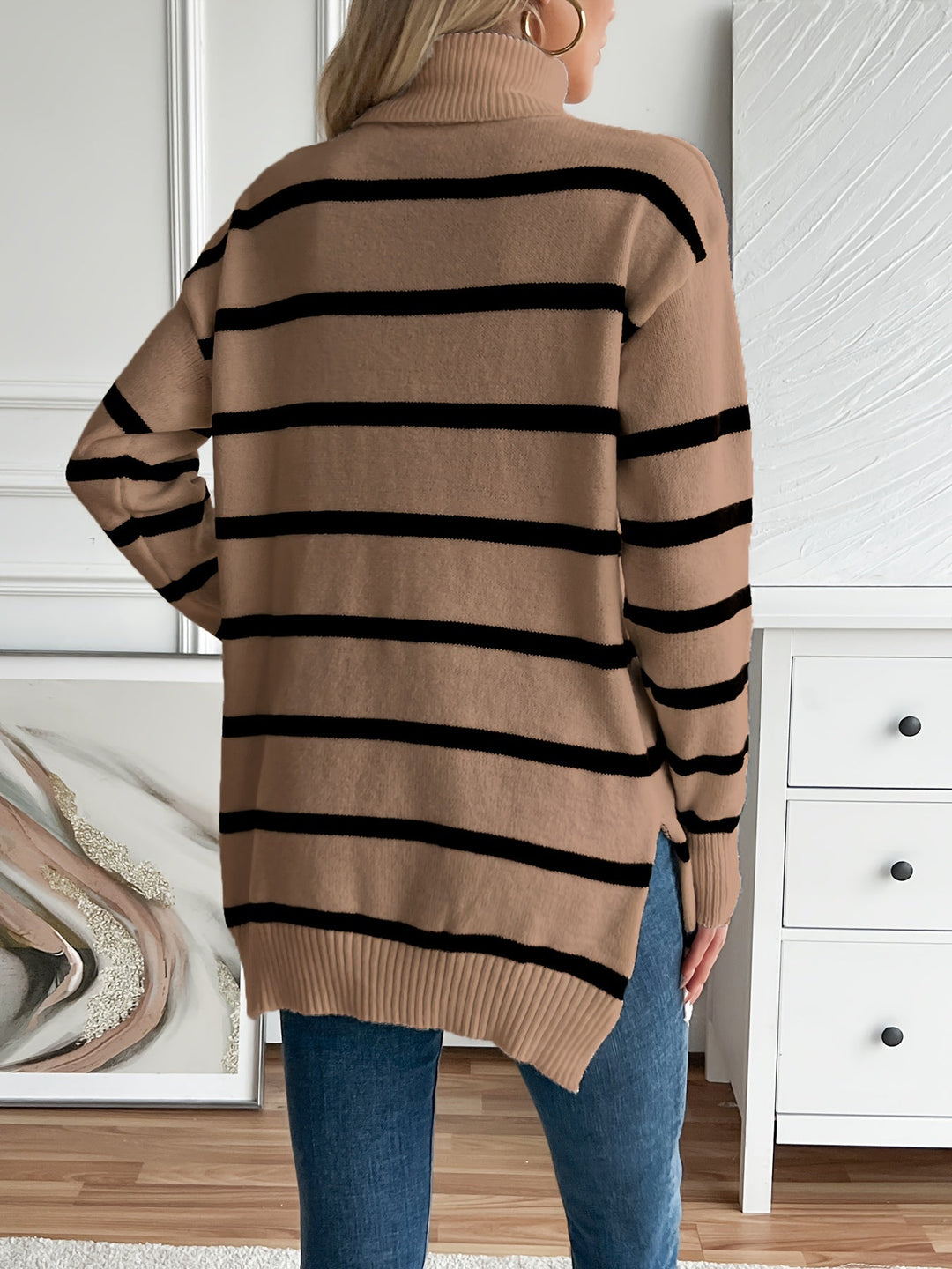 Maura | Stribet Sweatshirt