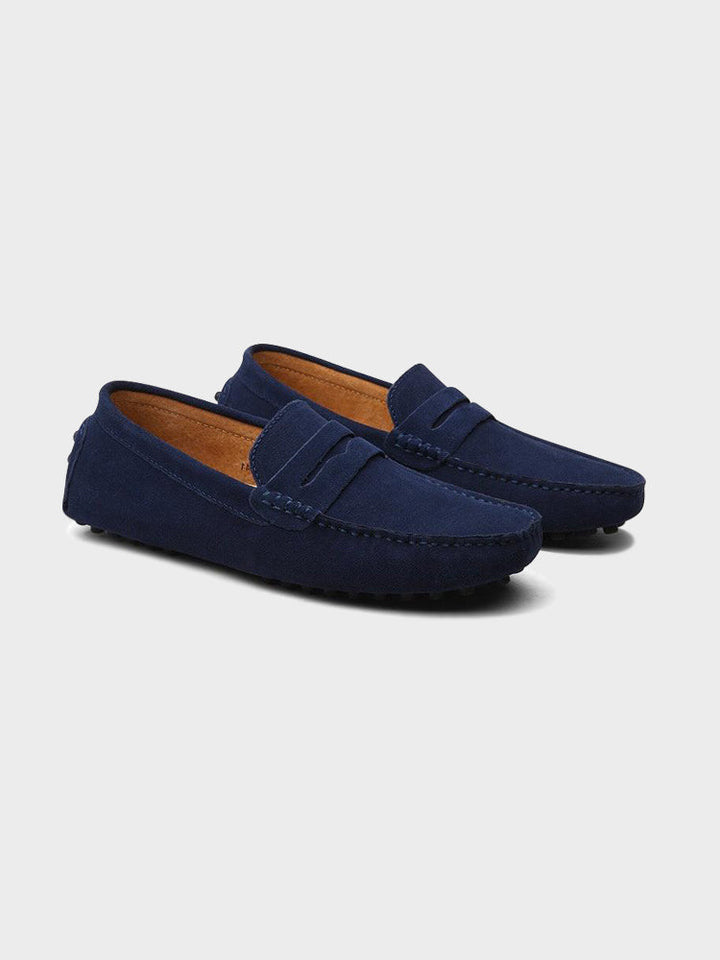 Suede Båd Loafers