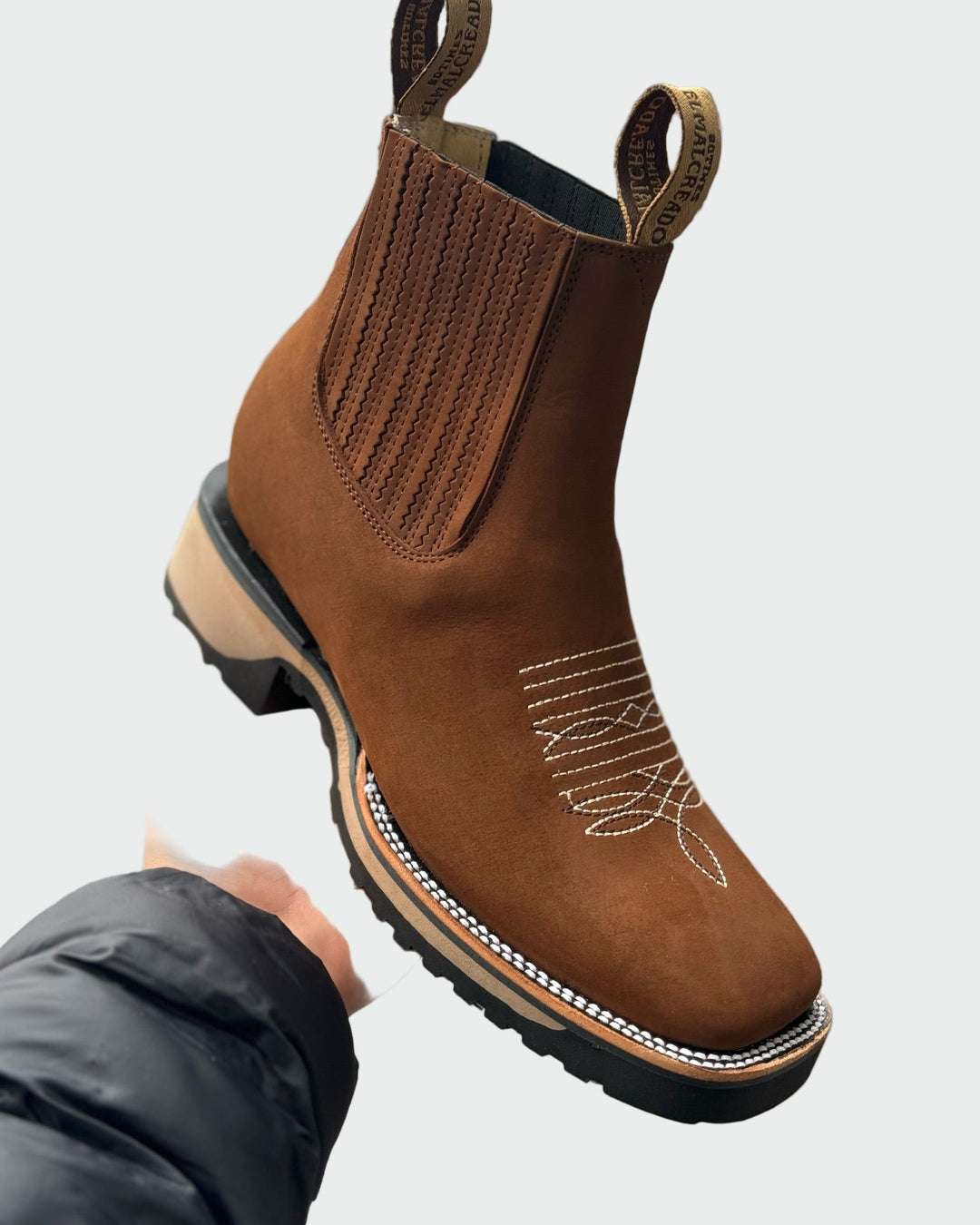Læder Cowboy Støvler