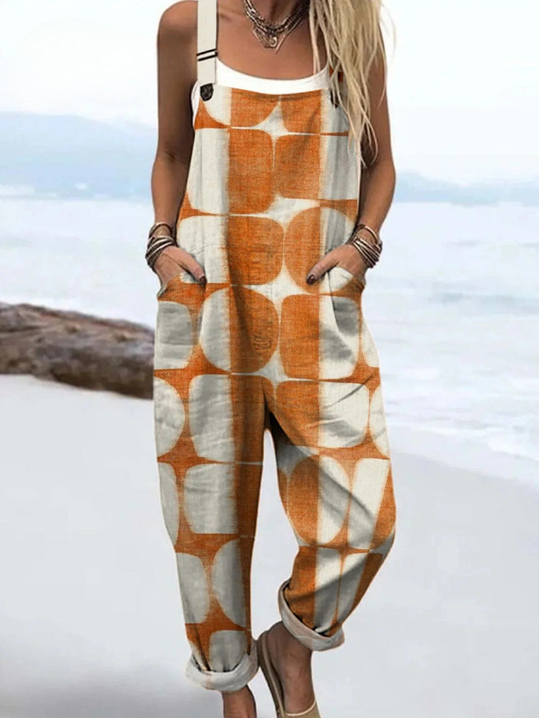 Ronja™ | Retro Rustfarvede Overalls
