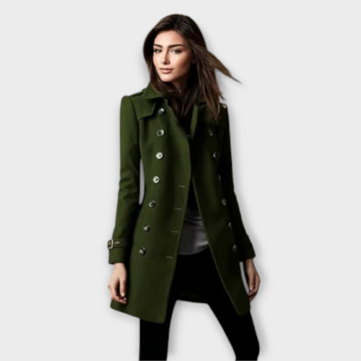 Linda – Dobbeltbrystet Trenchcoat