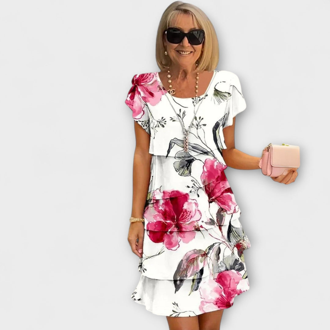 Frederike - Blomster Elegance Kjole