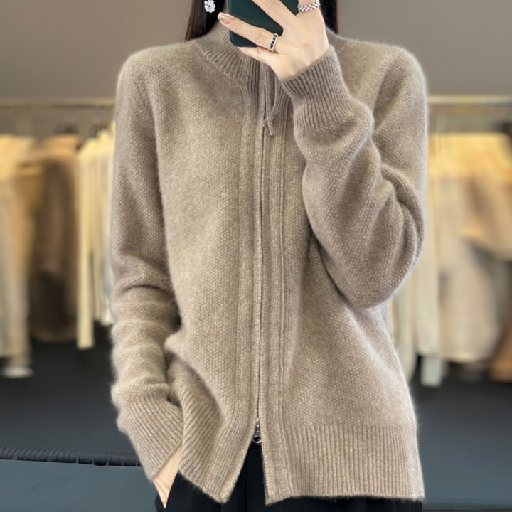 Lisa | Cashmere Lynlås Vest