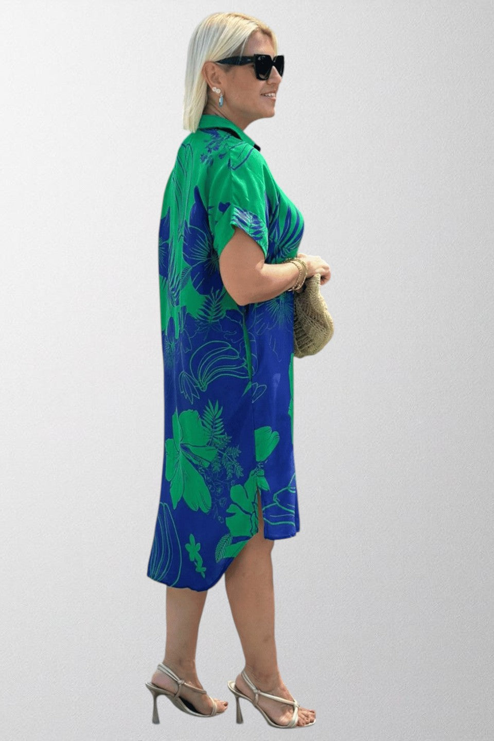 Naomi - Kjole med Blomsterprint