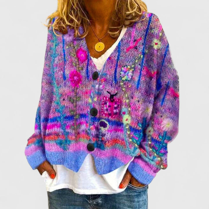 Olivia - Varm og stilfuld cardigan