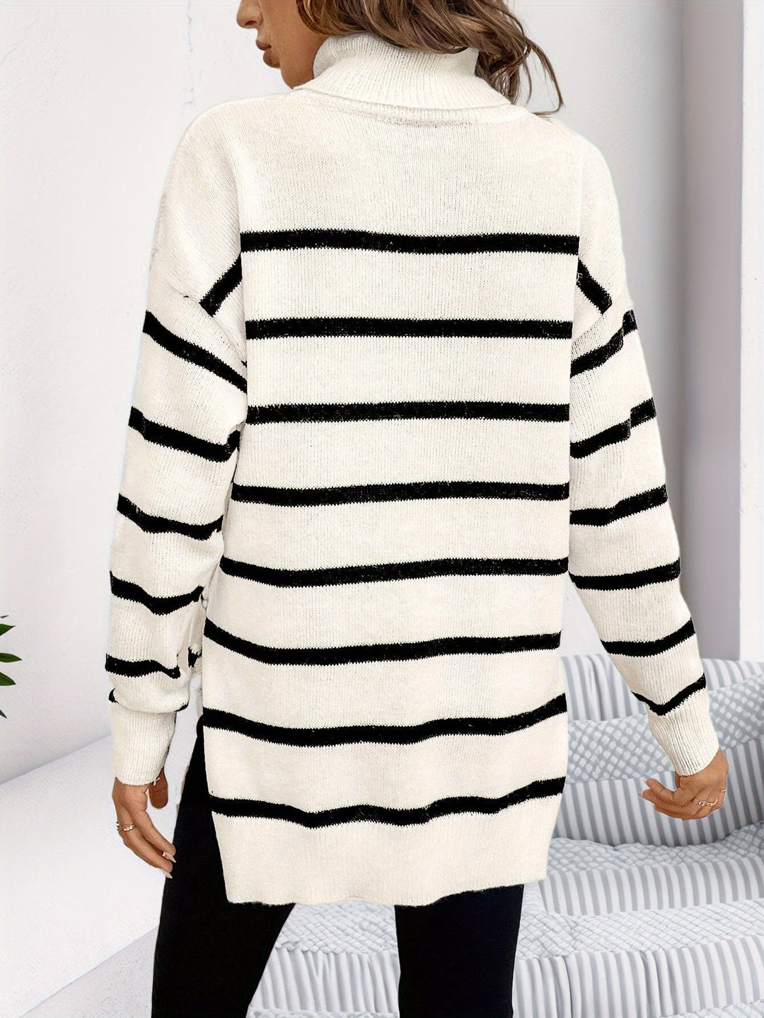 Maura | Stribet Sweatshirt