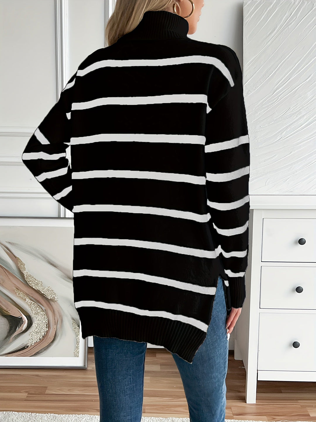 Maura | Stribet Sweatshirt