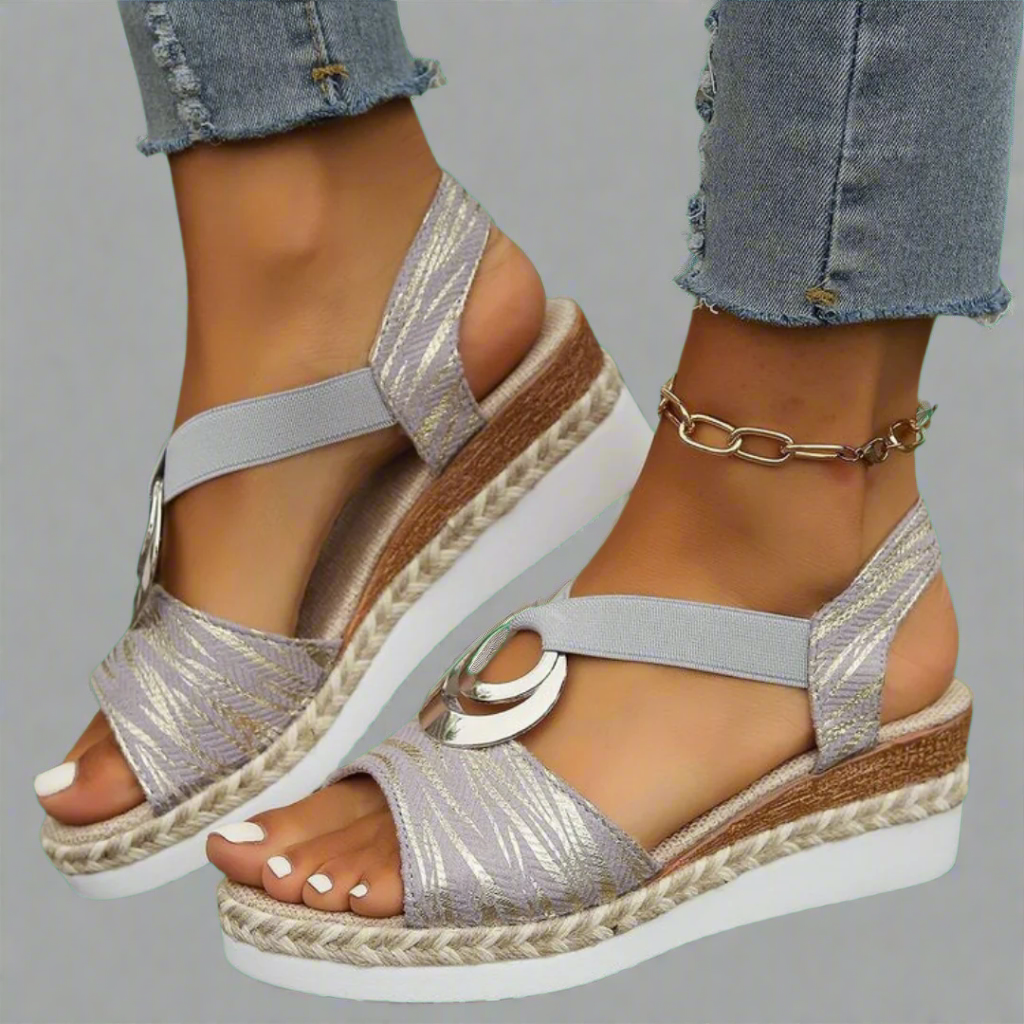 Dahlia | Håndlavede Wedge Sandaler i Premium Kvalitet