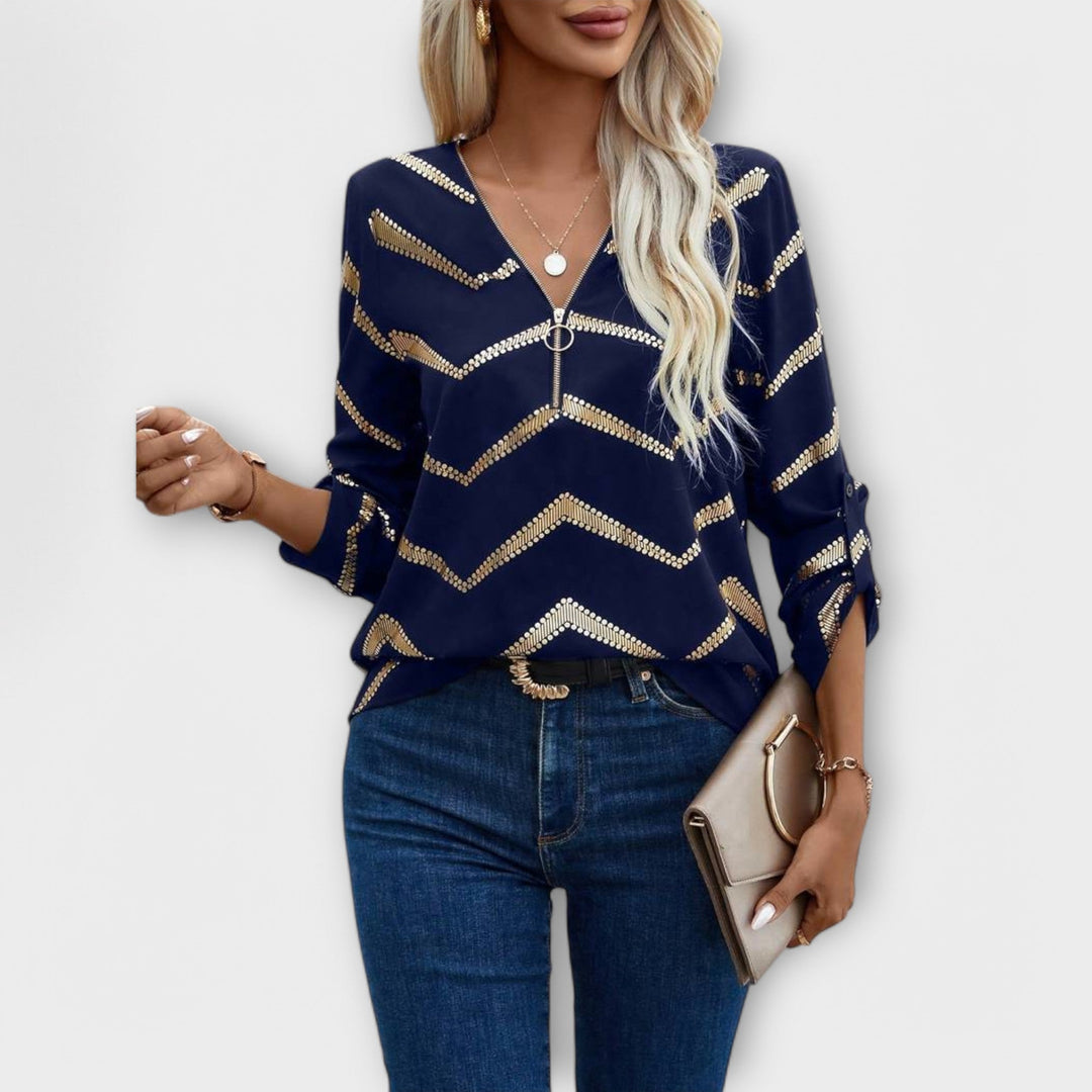 Emma - Tidensløse Elegante Bluse