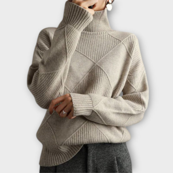 Melanie - Hyggelig Turtleneck Sweater
