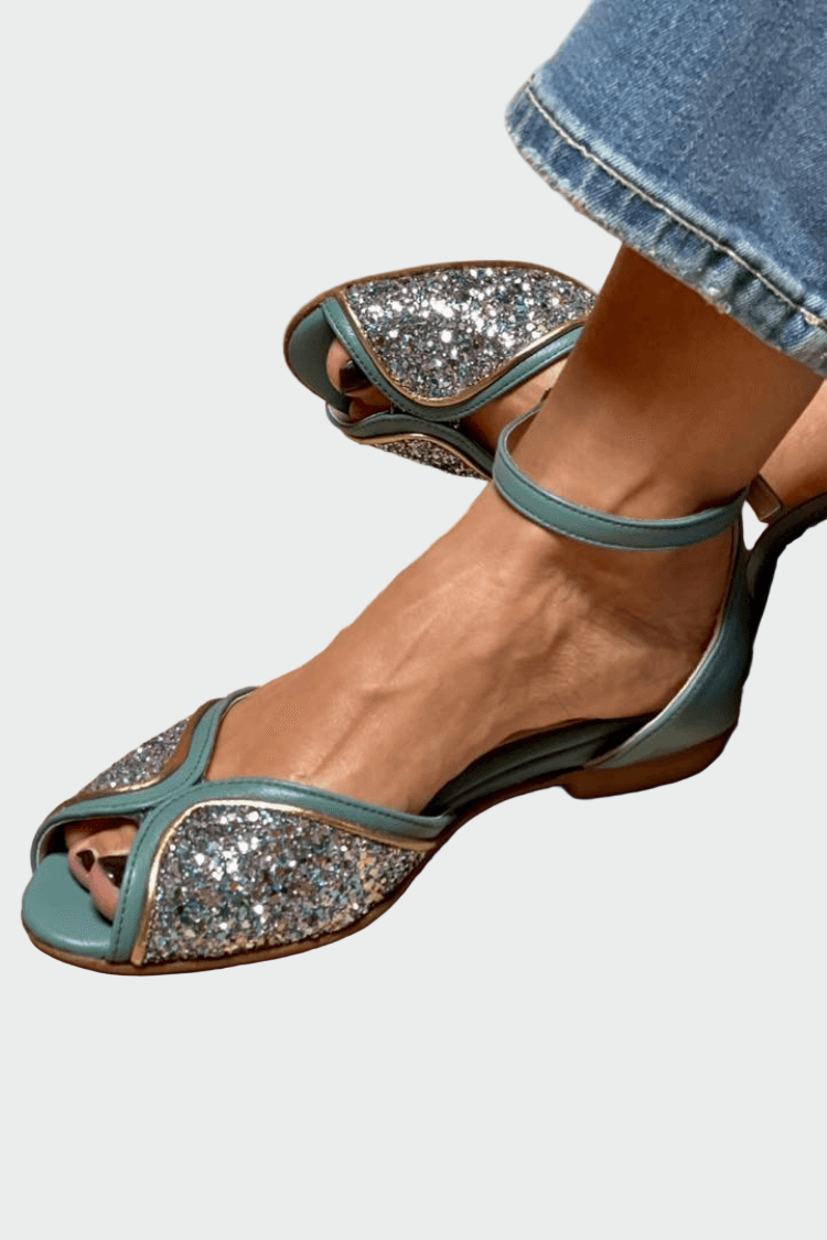 Brigita | Glitrende Sandaler