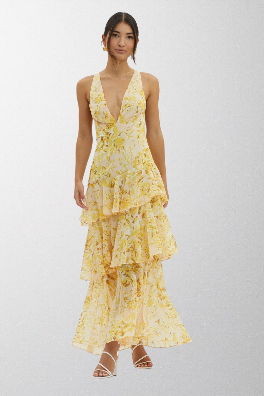 Olivia - Bloom Shift Midi Kjole