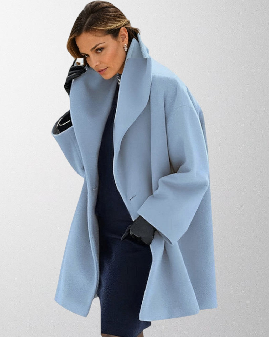 Olivia - Elegant uldfrakke til efterår og vinter