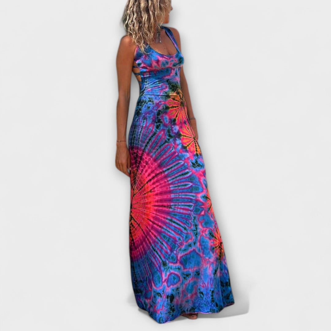 Elisabeth - Maxikjole Tie-Dye La Bamba