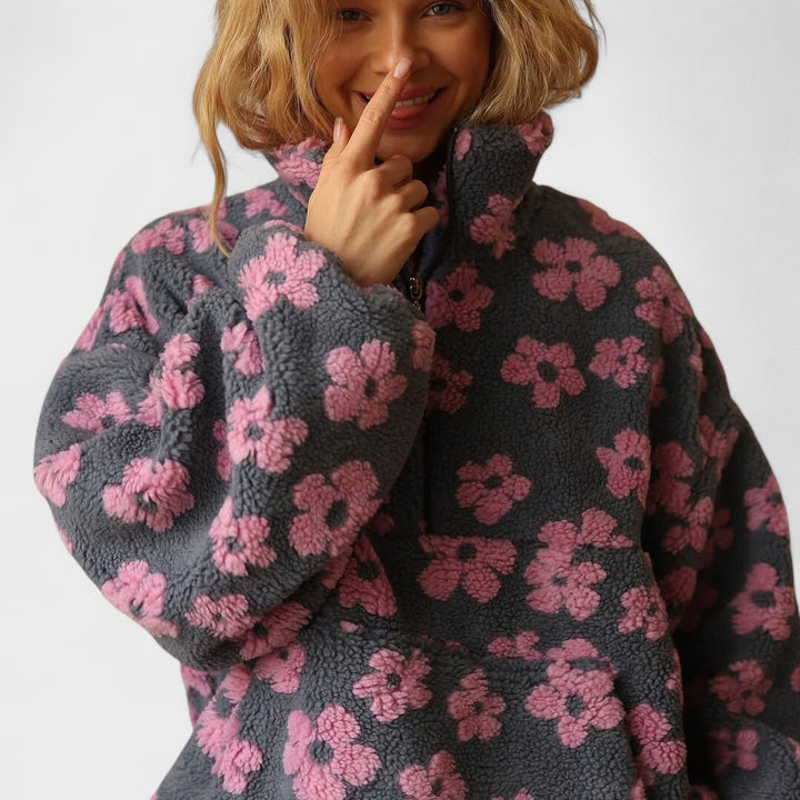 Daisy - Polarfleece Blomster