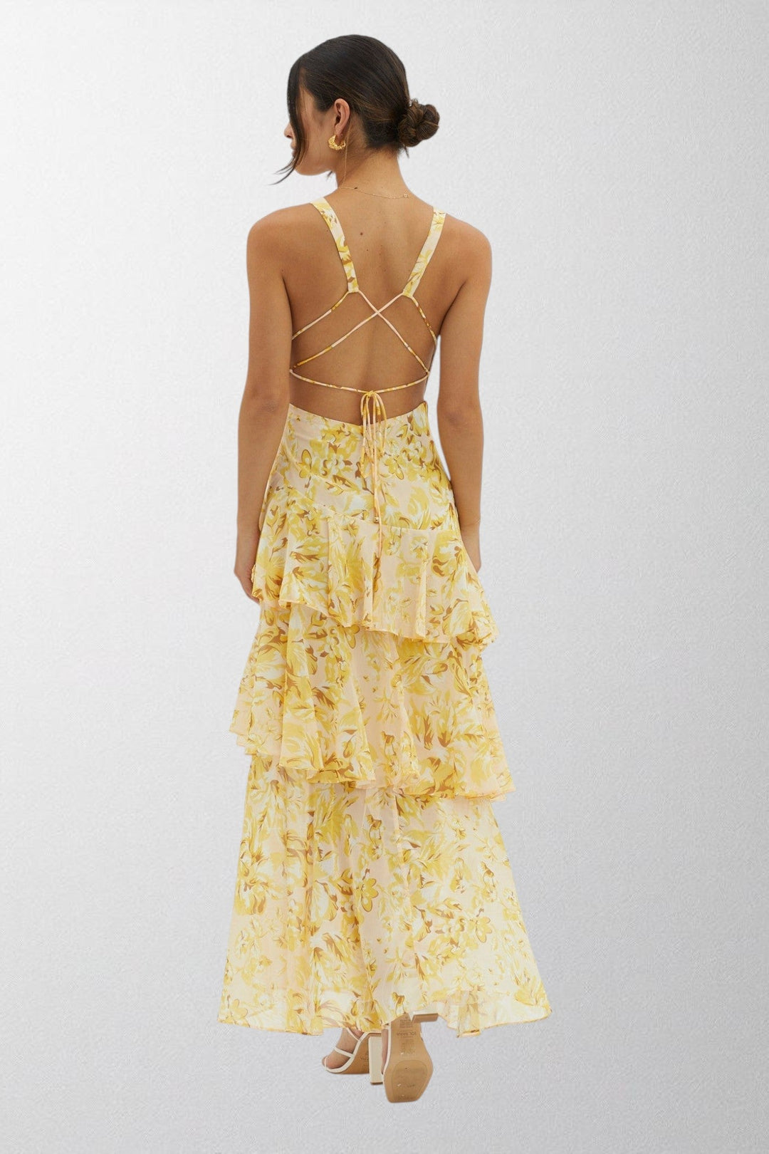 Olivia - Bloom Shift Midi Kjole