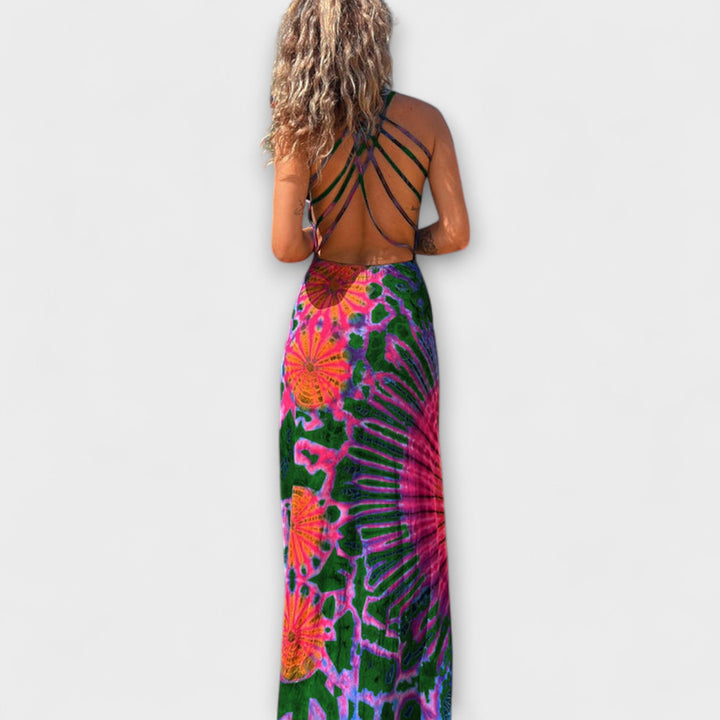 Elisabeth - Maxikjole Tie-Dye La Bamba