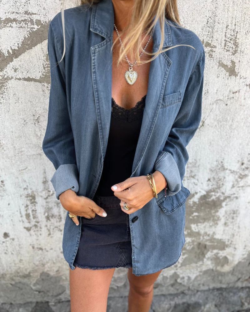 Mireia | Casual Denim Blazer
