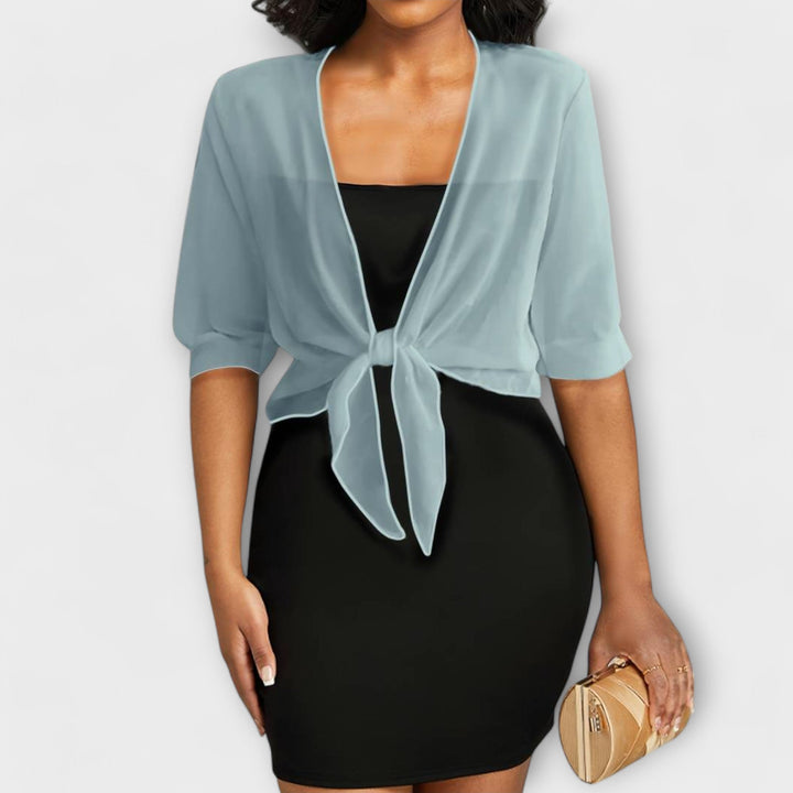 Olivia - Bluse med åben front