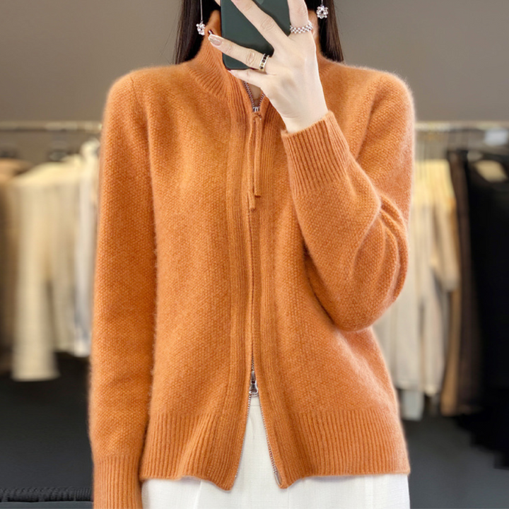 Lisa | Cashmere Lynlås Vest