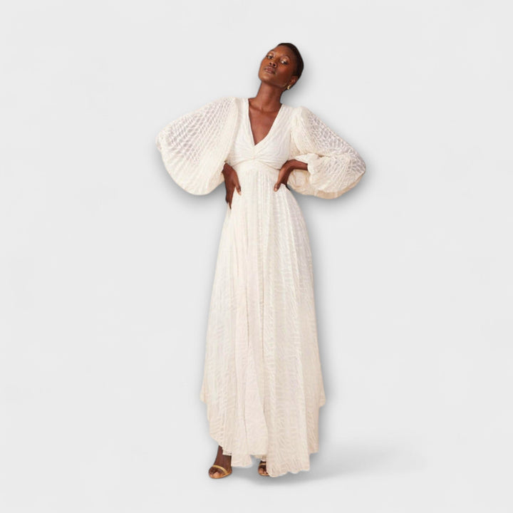 Larissa - Maxi Kjole Creme d'Allegory