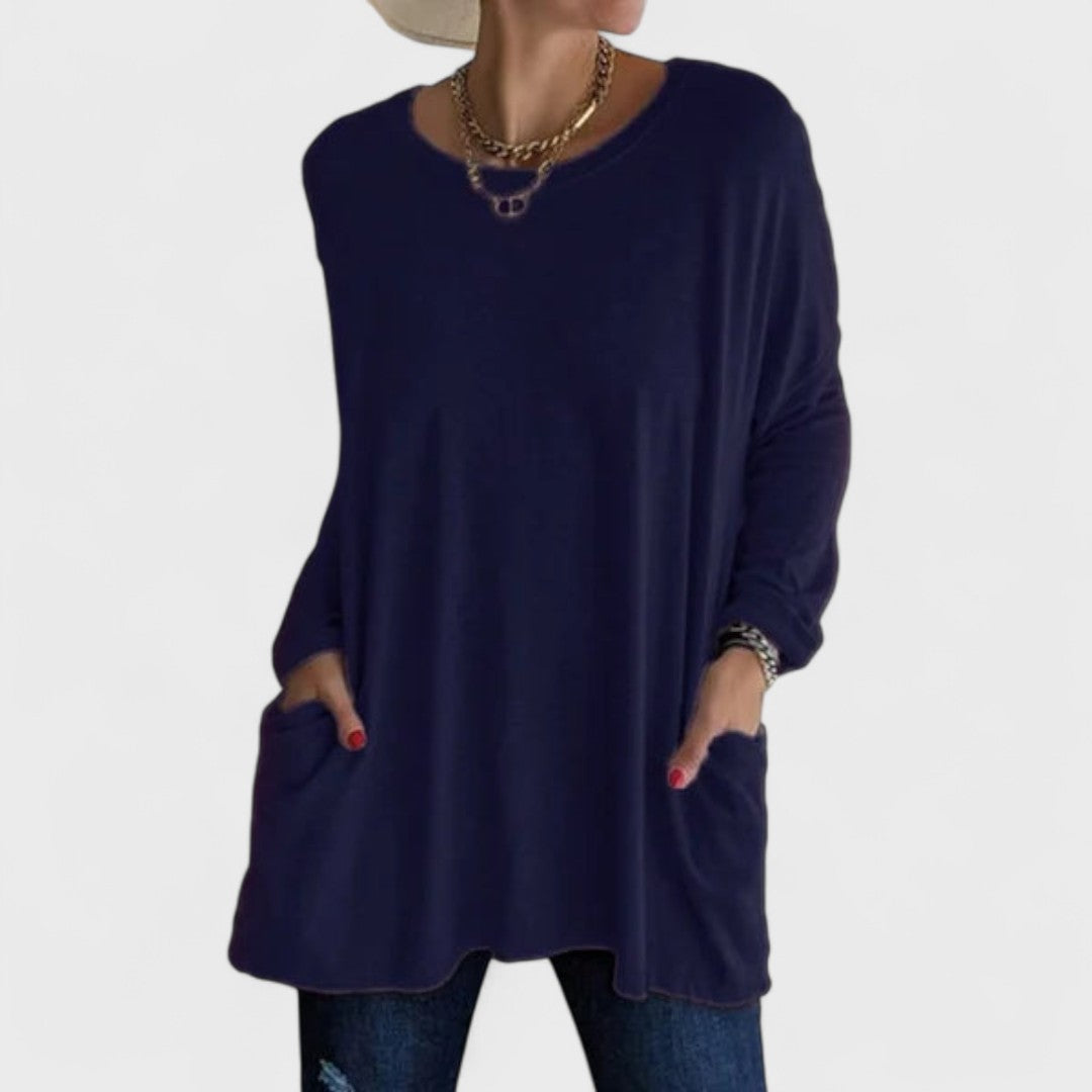 Moira - Casual langærmet bluse