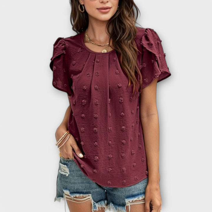 Charlotte – Den Perfekte Polka Bluse