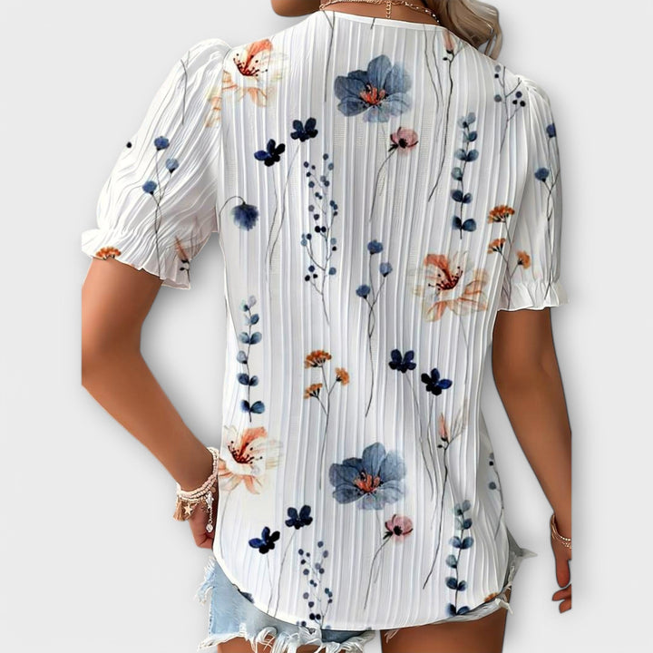 Emily - Trendy V-hals T-shirt