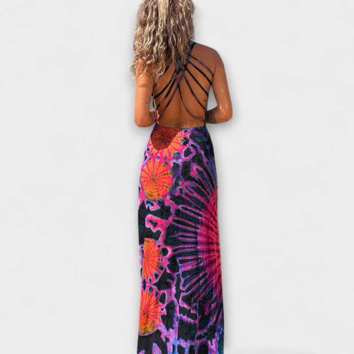Elisabeth - Maxikjole Tie-Dye La Bamba