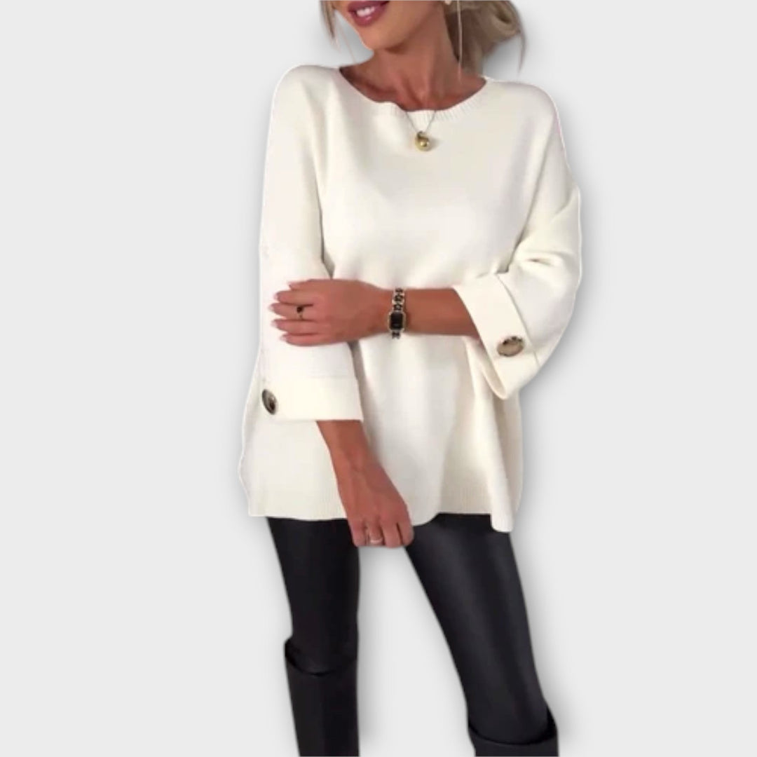 Isabella - Elegant Strikket Trøje