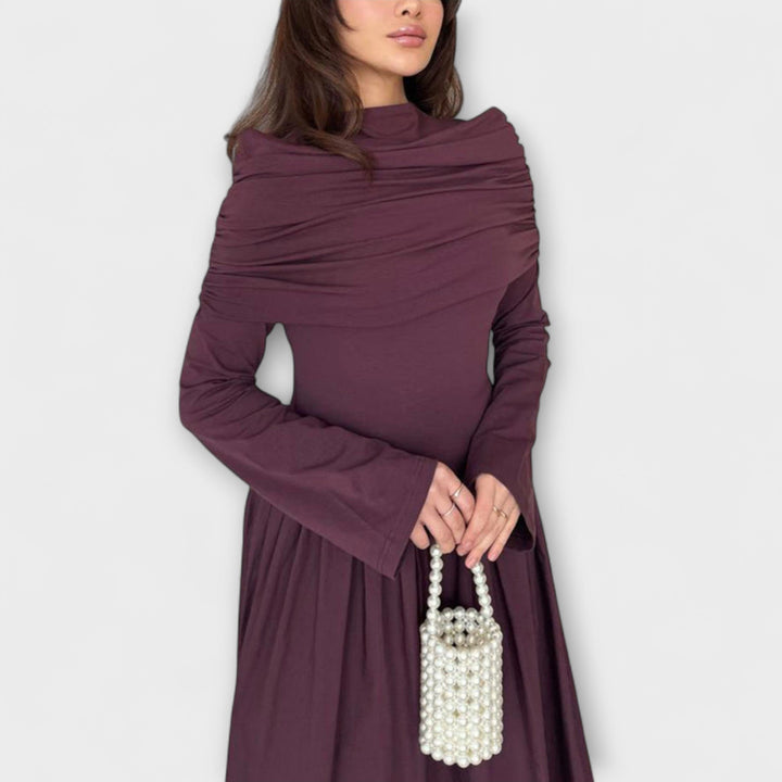 Joanna - Casual plisseret kjole