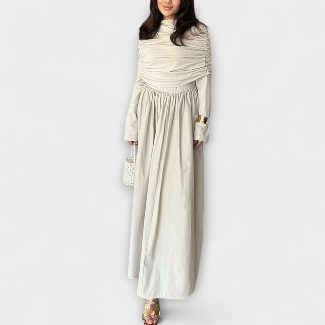 Joanna - Casual plisseret kjole