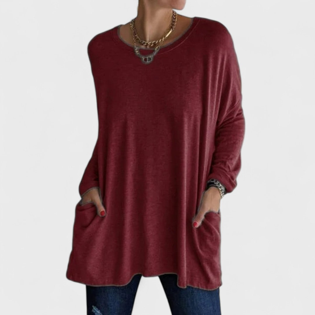 Moira - Casual langærmet bluse