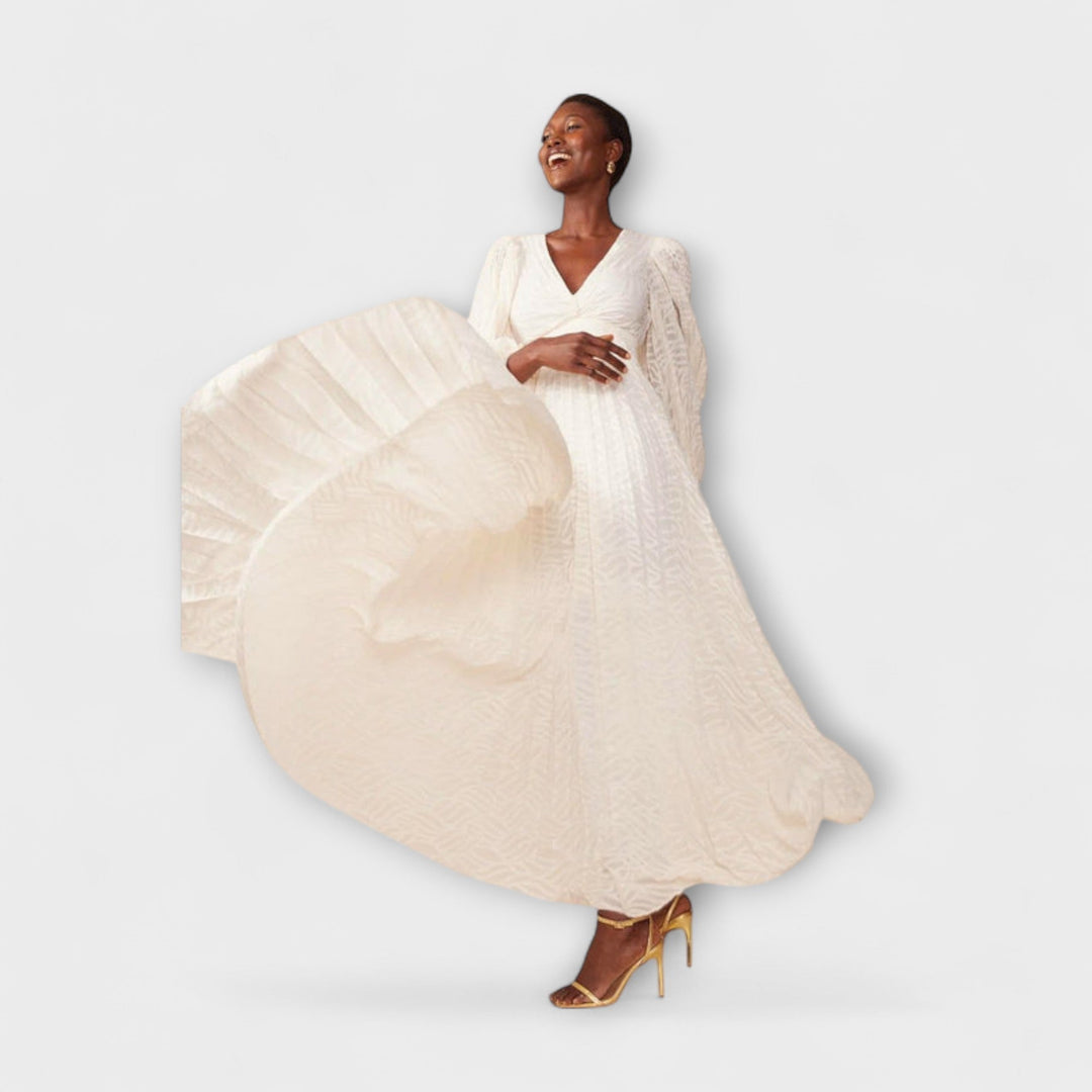 Larissa - Maxi Kjole Creme d'Allegory