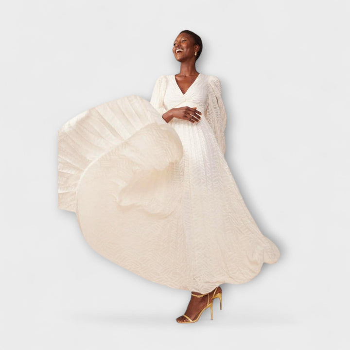 Larissa - Maxi Kjole Creme d'Allegory