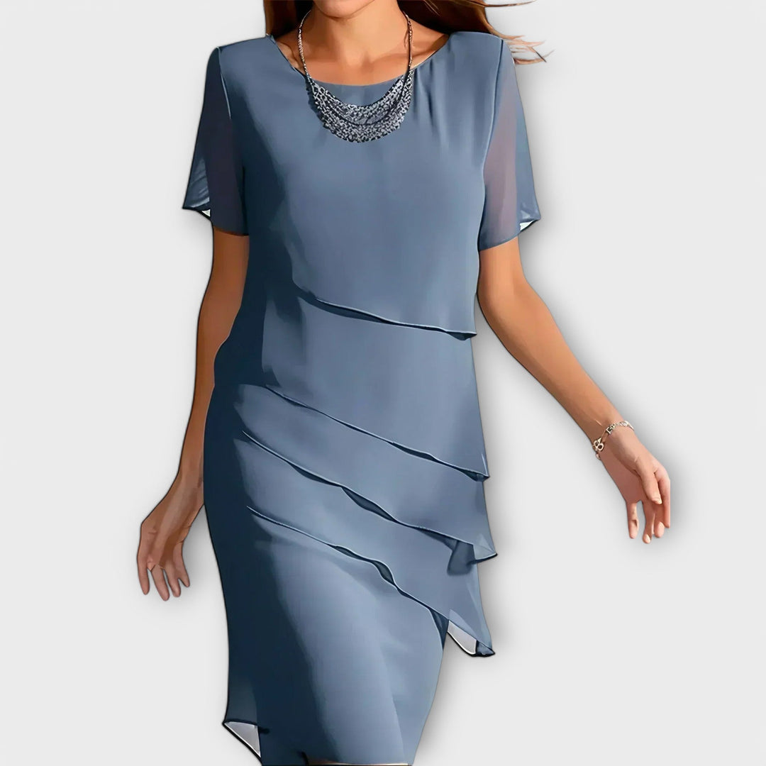 Ottilie - Tætsiddende og elegant kjole