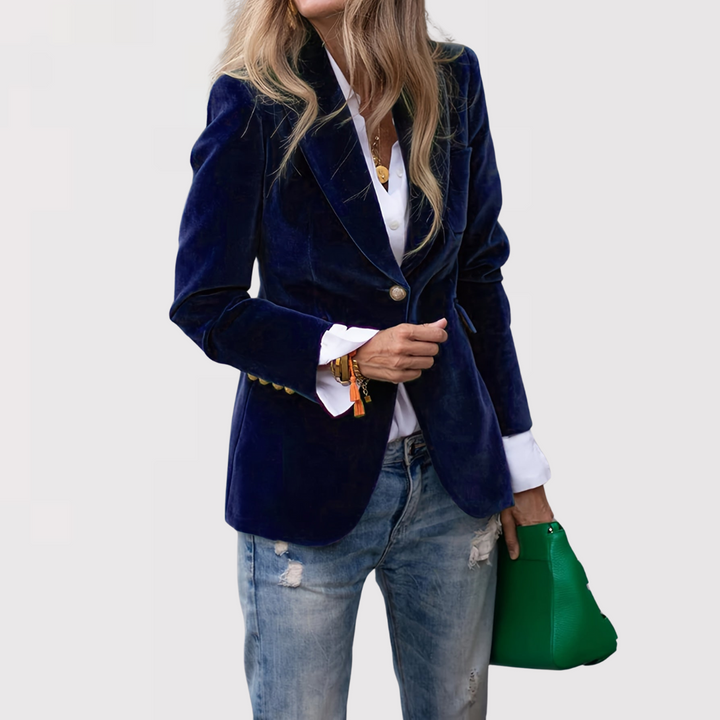 MARLENA | Luksuriøs Velourjakke