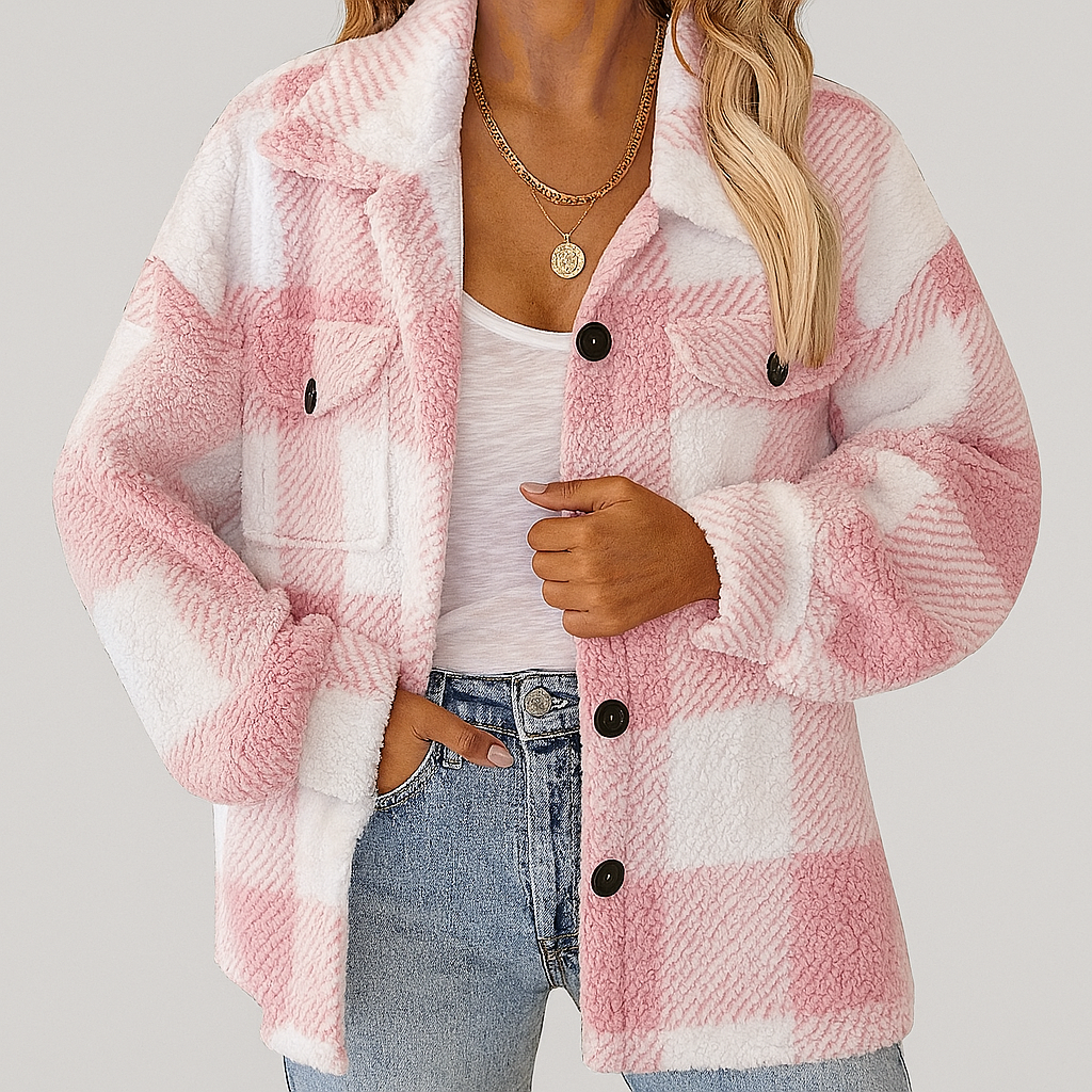 Isabella™ - Blush Cozy Jakke