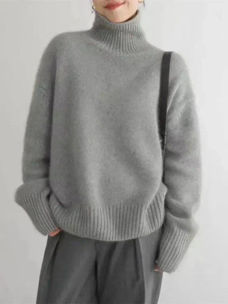 Diana - Blød og Behagelig Højhalset Sweater