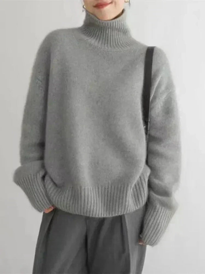 Diana - Blød og Behagelig Højhalset Sweater