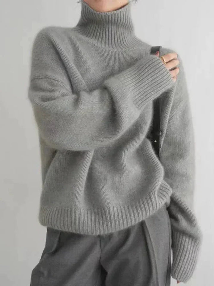 Diana - Blød og Behagelig Højhalset Sweater